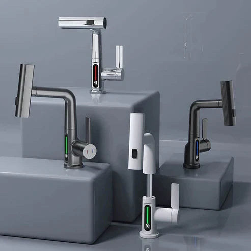 AquaLuxury™ | HighTech waterkraan met temperatuur display en 5-modus