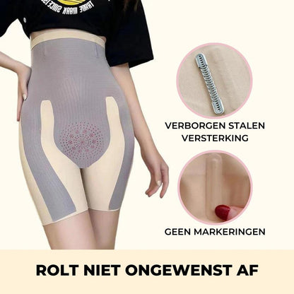 BellyControl™ | Elastisch ondersteunende broek met hoge taille